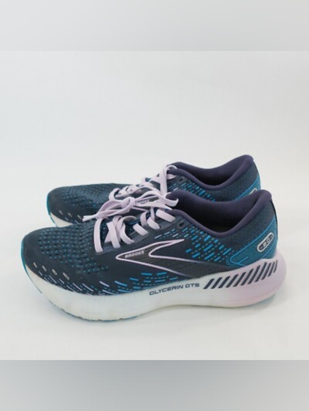 Brooks Women’s Glycerin GTS Running Shoes - Navy & Light Purple
